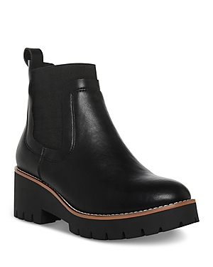 Blondo Dyme Waterproof Chelsea Boot In Black Leather