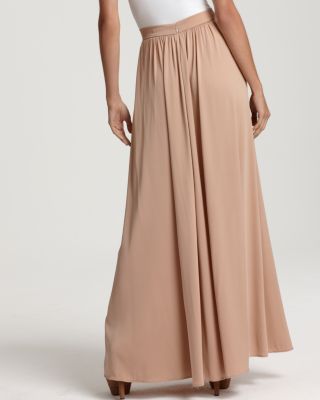レディース zoe grace shirring maxi skirts