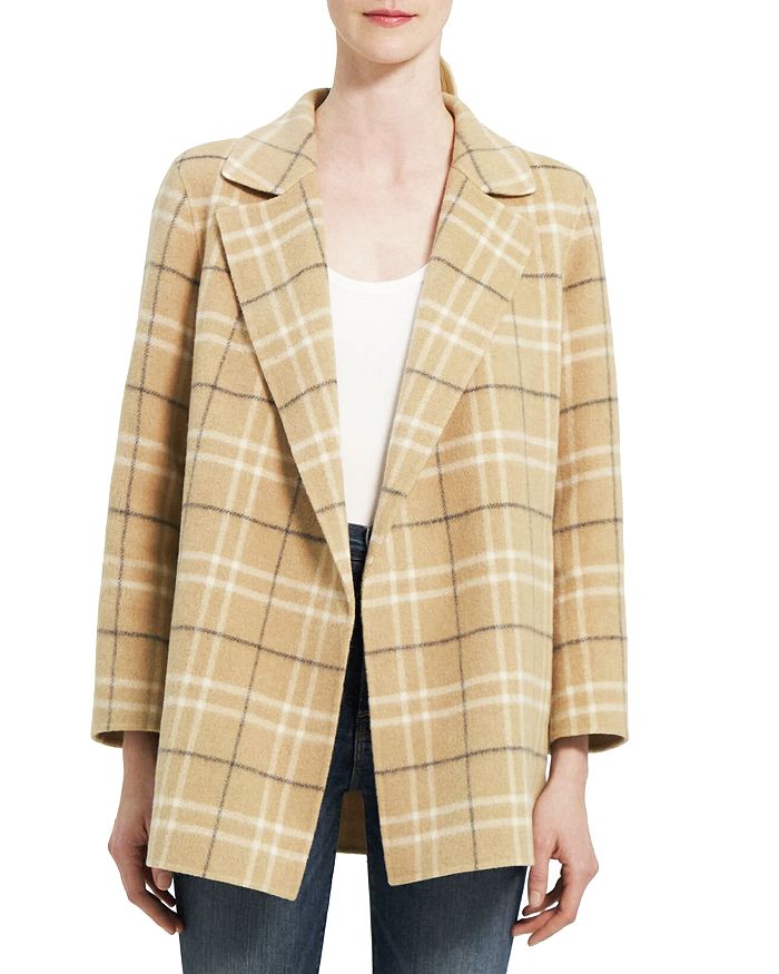 Theory 2025 check coat