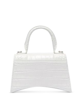 Hourglass XS Handbag Crocodile Embossed