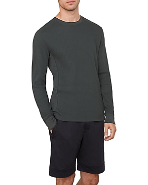 Vince Thermal Long Sleeve T-shirt In Night Pine