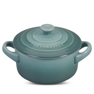 Le Creuset 8 oz. Stoneware Mini Round Cocotte in Sea Salt | Bloomingdale's Le Creuset