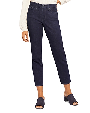 Nydj Stella High Rise Ankle Tapered Jeans In Rinse In Rinse