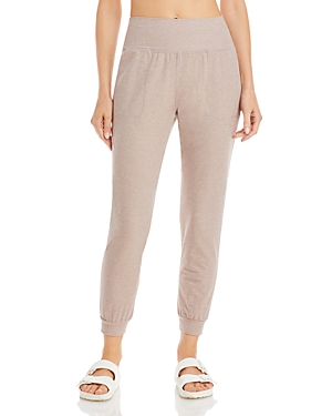 Beyond Yoga Spacedye Midi Joggers In Chai