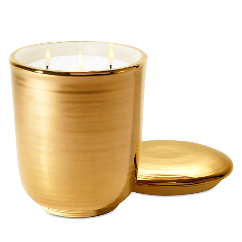 Aerin Gold Savoy Candle, Monserrate Rose