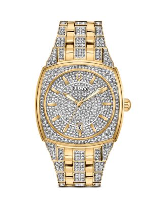 Bulova Crystal Watch, 40mm | Bloomingdale's