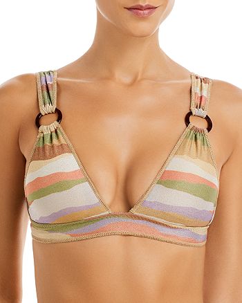 BECCA&reg; by Rebecca Virtue - Canyonview Banded Triangle Bikini Top