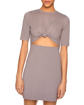 Knot Front Dress - Bloomingdale's