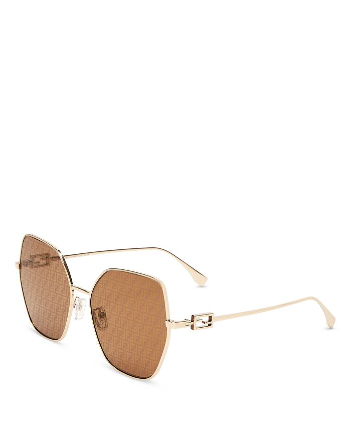 Fendi - Geometric Sunglasses, 57mm