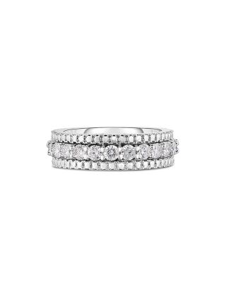 18K White Gold Siena Diamond Band