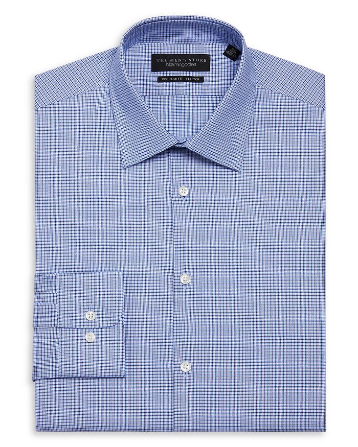 The Men's Store at Bloomingdale's Cotton Stretch Houndstooth Check
