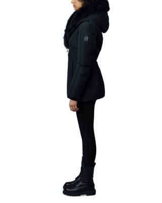 Adali Hooded Shearling Down Jacket