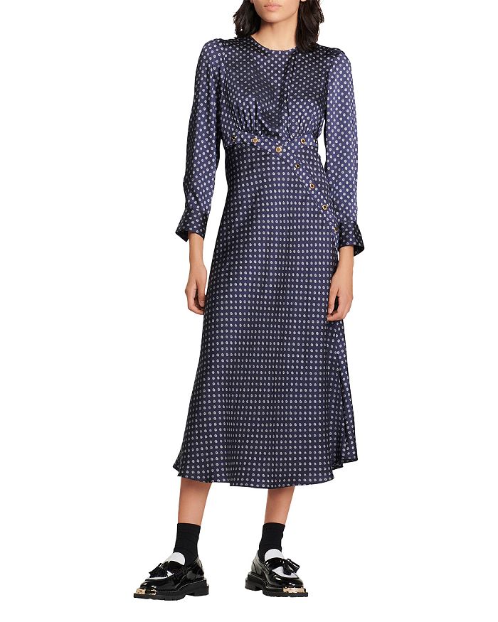 Sandro Ricci Printed Midi Dress | Bloomingdale's