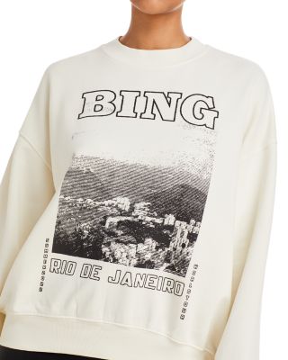 Anine Bing Jaci Rio de Janeiro Graphic Sweatshirt | Bloomingdale's