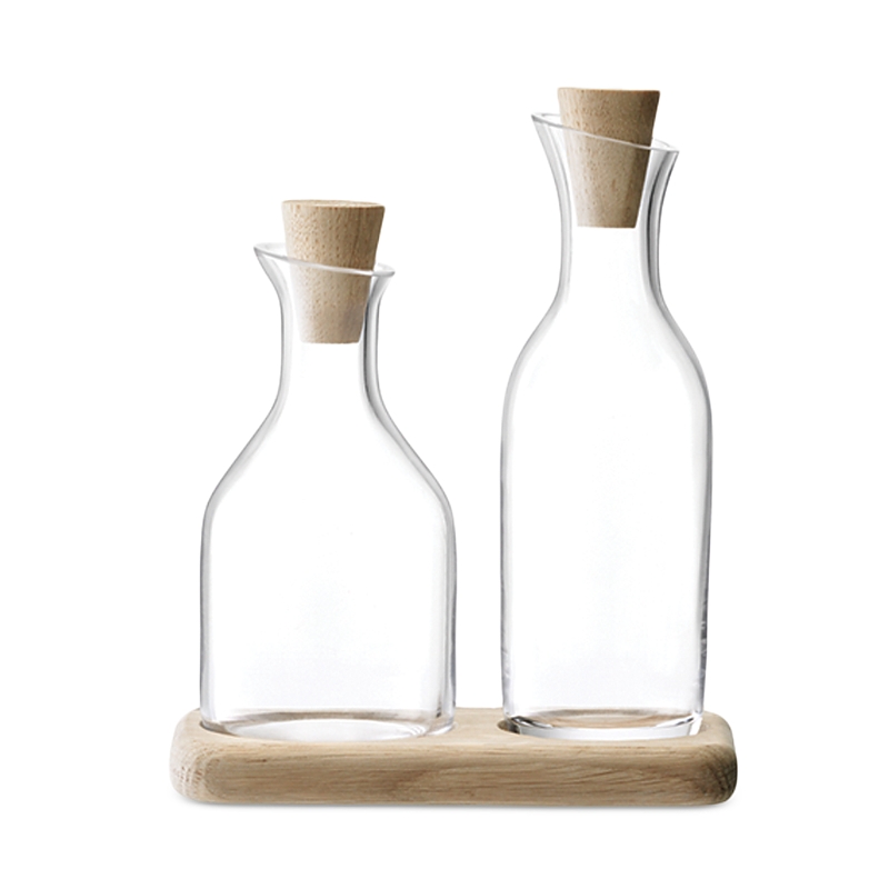 Lsa Oil & Vinegar Serving Set In Clear
