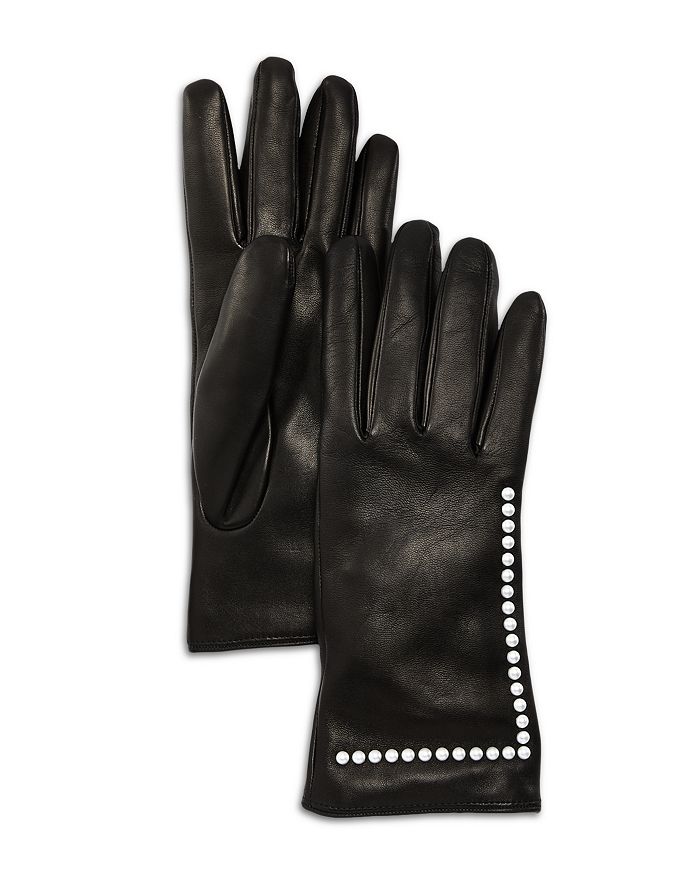 Bloomingdale's - Fancy Faux Pearl Gloves