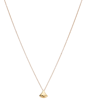 Argento Vivo Fan Pendant Necklace in 14K Gold Plated Sterling Silver, 16-18
