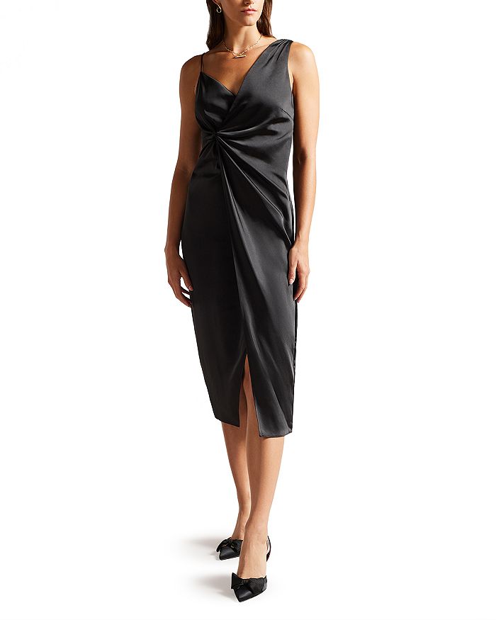 Ted Baker Odellia Asymmetric Waist Slip Dress | Bloomingdale's