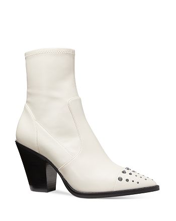 MICHAEL Michael Kors Women's Dover Embellished Pointed Toe High Heel Booties  | Bloomingdale's