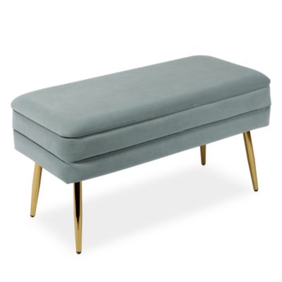 Ziva Velvet Storage Bench