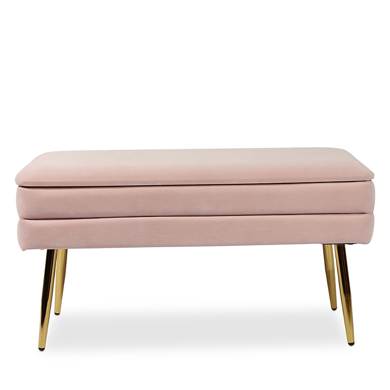 Tov Furniture Ziva Velvet Storage Bench