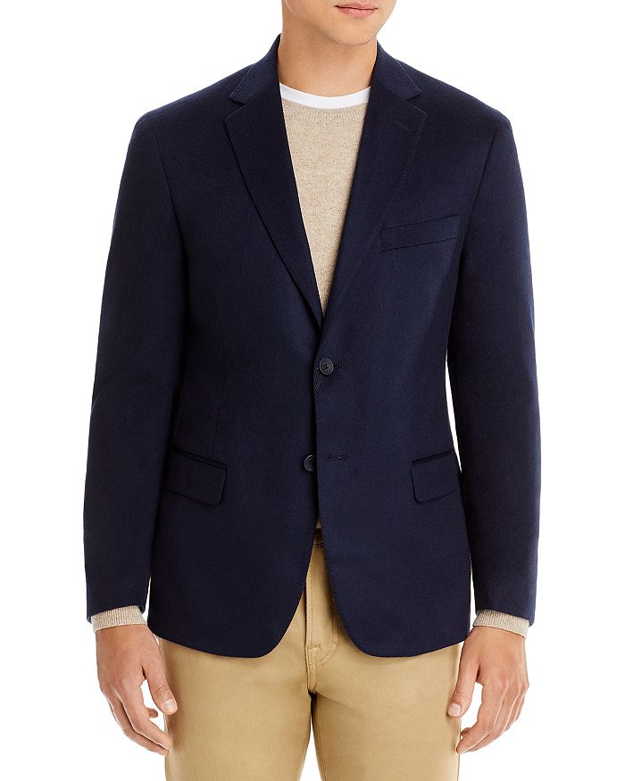The Men's Store at Bloomingdale's Cashmere Solid Regular Fit Sport Coat 100 Exclusive Regular