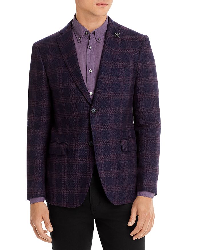 John Varvatos Star USA Plaid Slim Fit Sport Coat Bloomingdale s