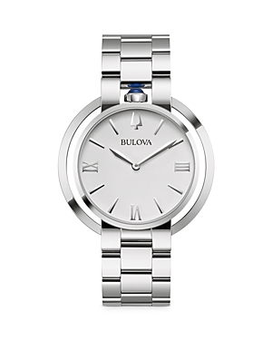 Shop Bulova Classic Watch, 40mm In White/silver