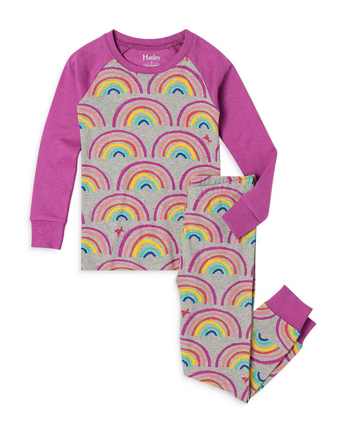 Little Kid Big Kid Boys Rainbow Dreams Raglan Pajama Set Bloomingdales Boys Clothing Loungewear Pajamas 