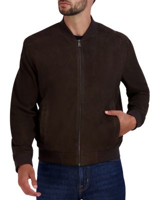 Suede Bomber Jacket