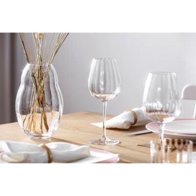 Rose Garden White Wine Glass, Set of 4