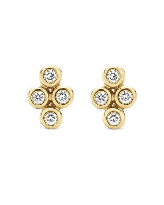 18K Gold KSL Diamond Mini Stud Earrings