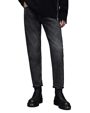 Allsaints Jack Selvedge Jeans in Washed Black