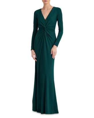Ralph Lauren Twist Front Gown | Bloomingdale's