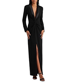 Ralph Lauren - Tuxedo Style Column Gown