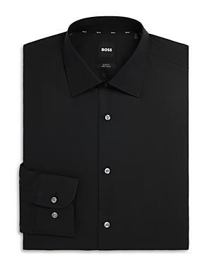 Shop Hugo Boss Hank Kent Slim Fit Shirt In Black