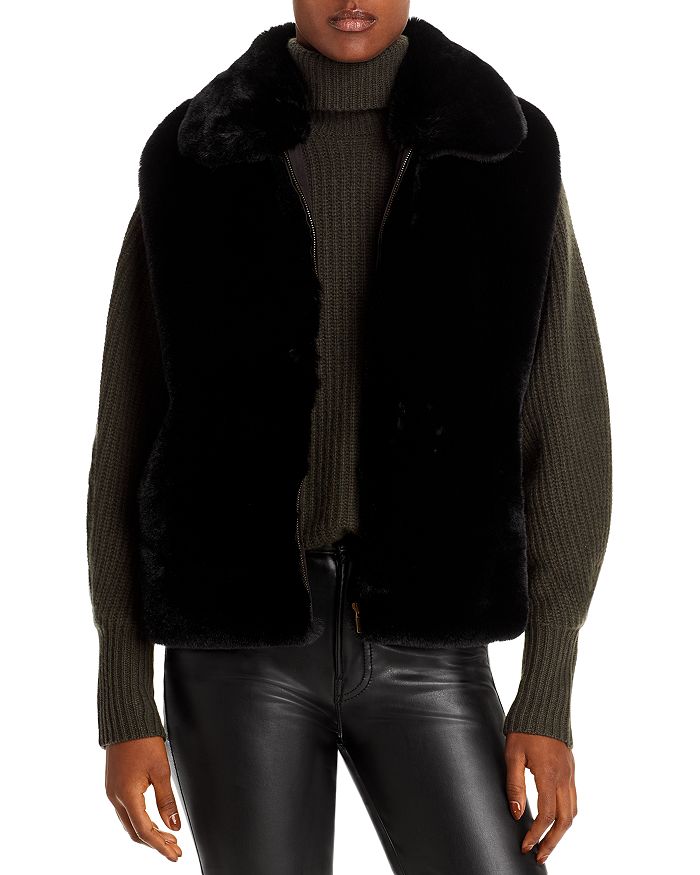 Surell Faux Fur Vest Bloomingdale's