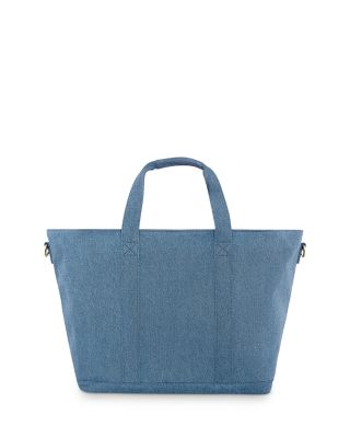 Store Stoney Clover Lane Classic Denim Tote Bag with Bow