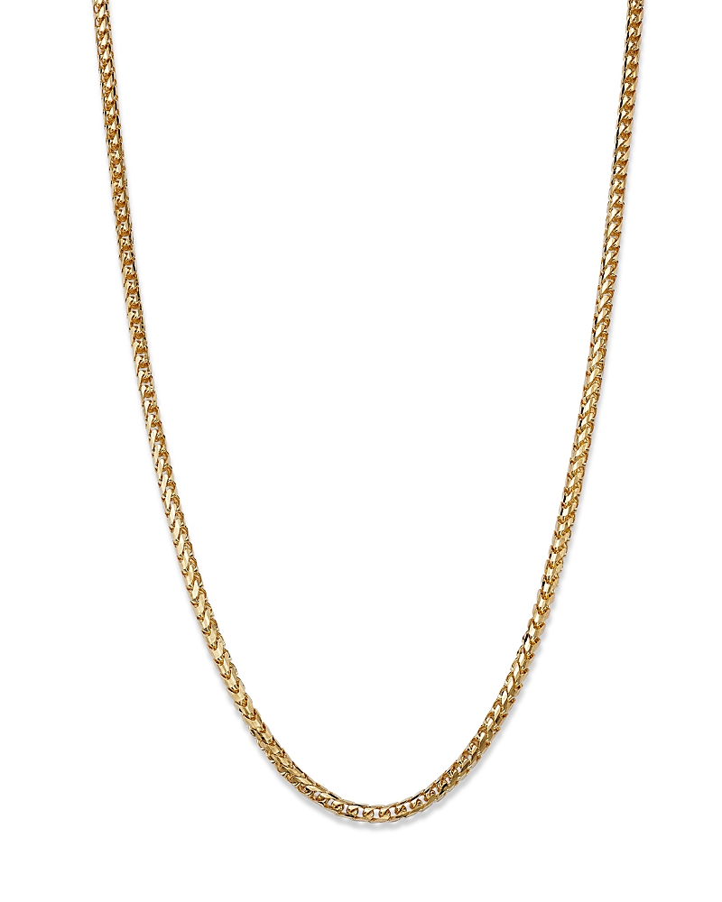 Bloomingdale's Fine Collection Men's Franco Link Chain Necklace in 14K Yellow Gold, 22