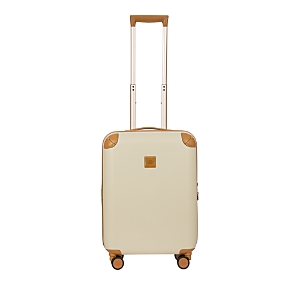 Bric's Amalfi 21 Carry On Spinner Suitcase In Cream/tan