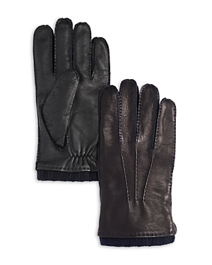 The Men's Store At Bloomingdale's Leather Gloves - 100% Exclusive In Navy