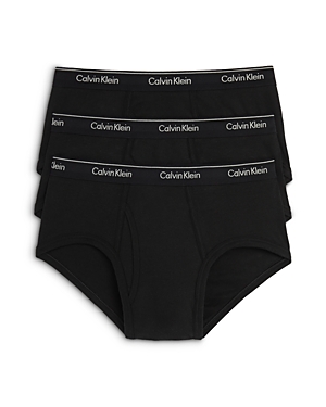 Shop Calvin Klein Cotton Classics Briefs, Pack Of 3 In Black