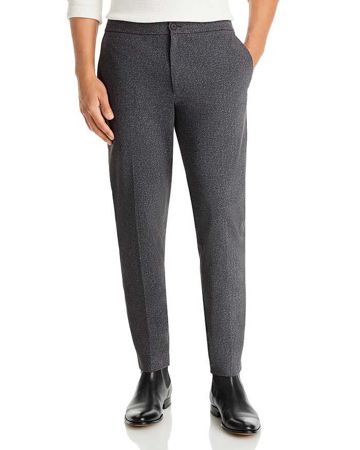 Theory Mayer Drawstring Precision Tweed Pants | Bloomingdale's