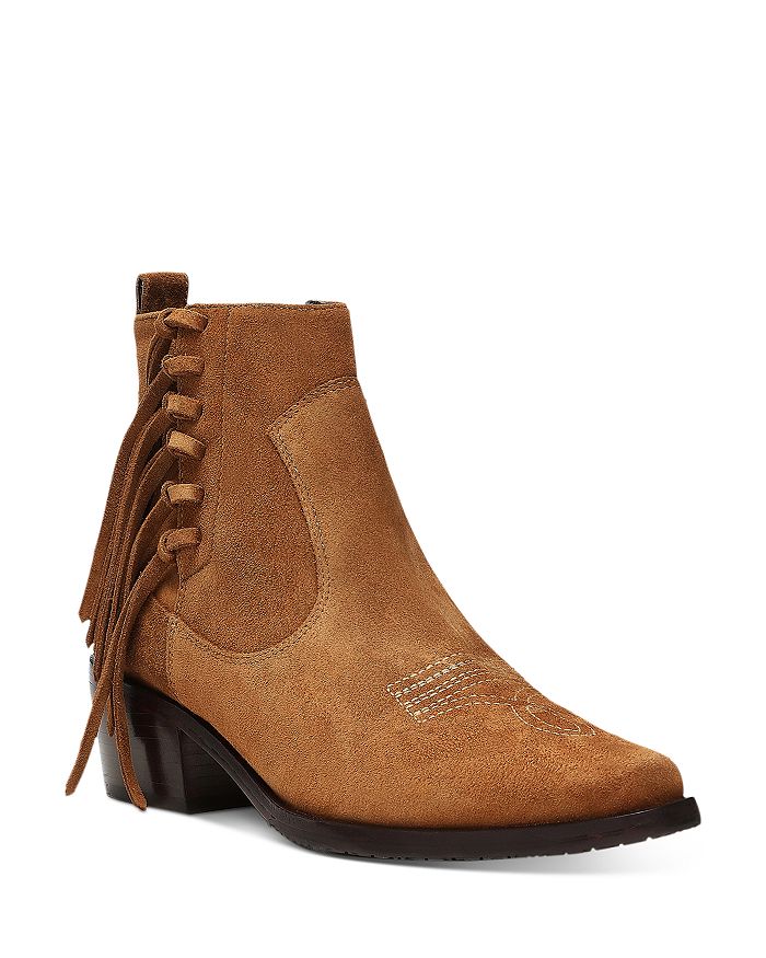 Donald Pliner Women s Mona Fringe Western Booties Bloomingdale s
