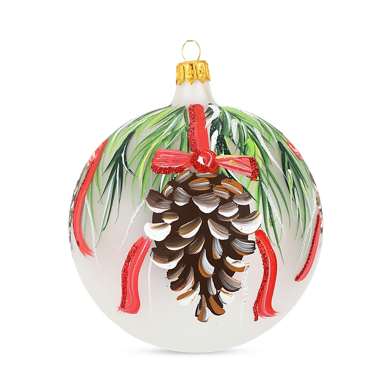 Vietri Pinecone Ornament In Multi