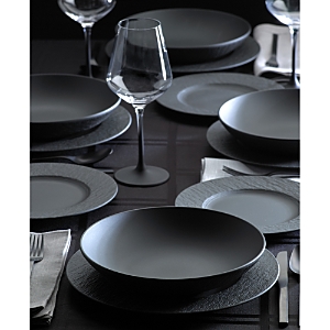 Villeroy & Boch Manufacture Rock 12-piece Dinnerware Set In Black