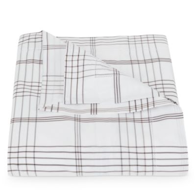August Plaid Duvet Cover, Full/Queen