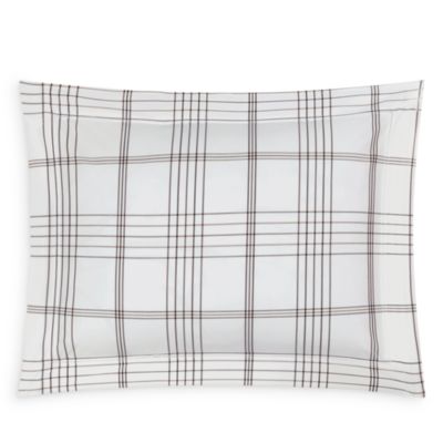 August Plaid Percale Boudoir Sham