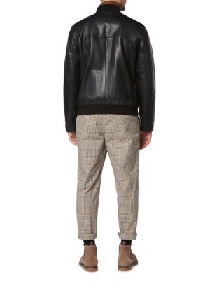 MacNeil Leather Bomber Jacket 