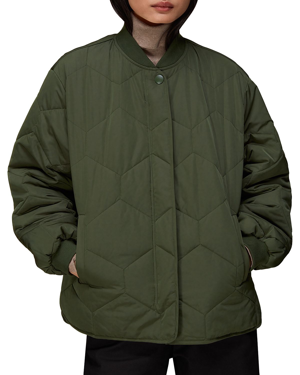 Whistles Ida Short Quilted Jacket